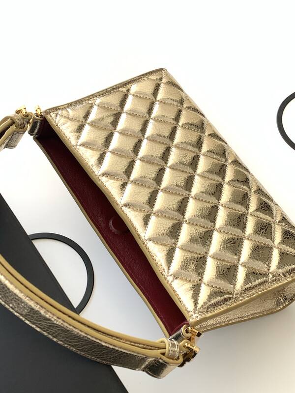 Chanel Metallic Gold shoulder — Premium Replica