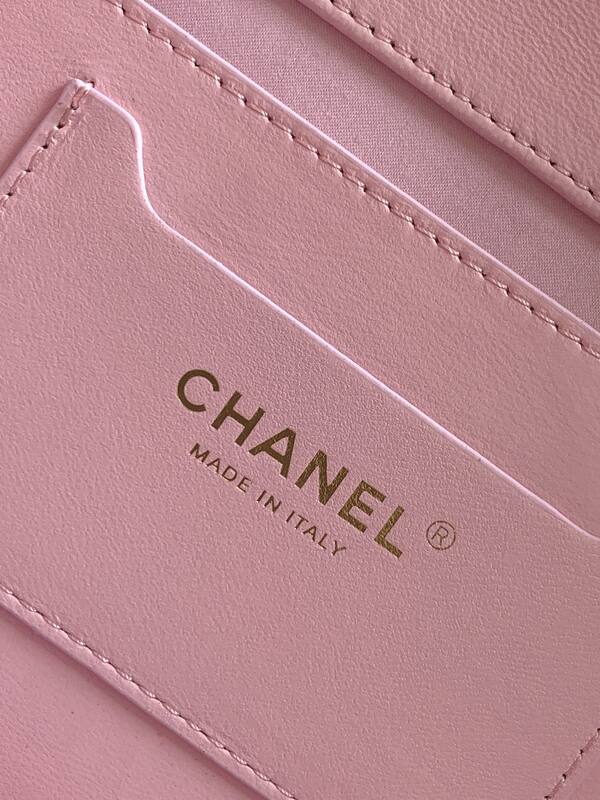 Chanel Beige straw and pink tote — Top Quality Replica