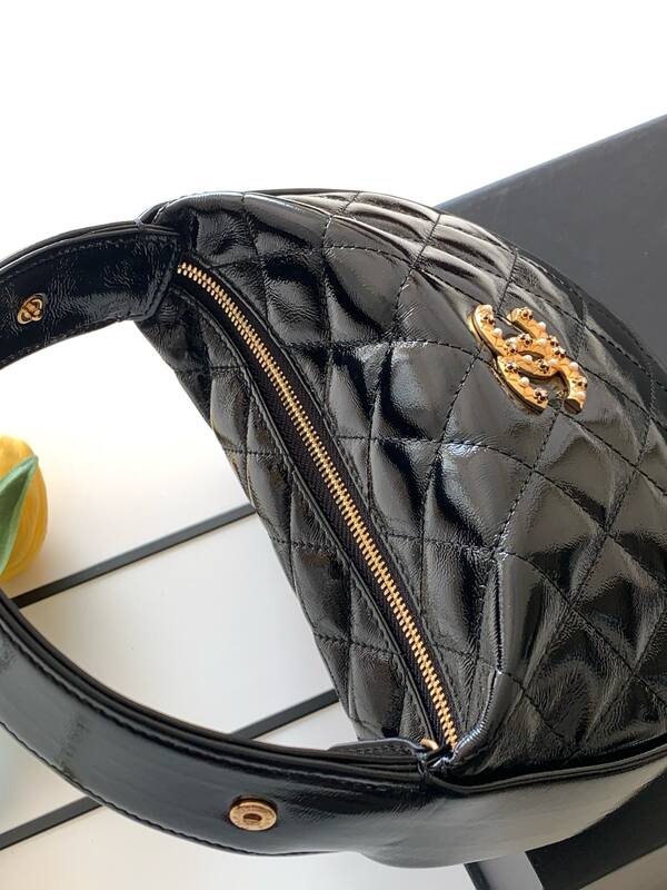 Chanel Hula Hoop Black shoulder — Premium Replica