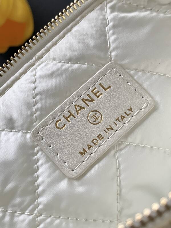 Chanel Blue and Beige striped canvas small everyday — AAA Quality Replica