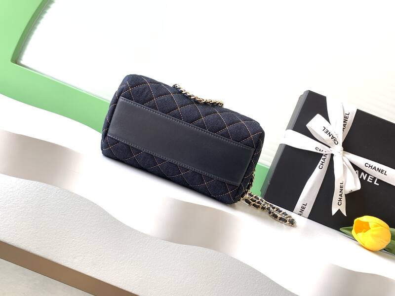 Chanel Dark Blue Denim crossbody — 1:1 Replica