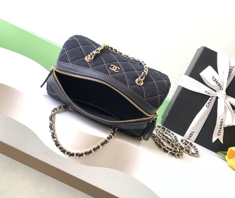 Chanel Dark Blue Denim crossbody — 1:1 Replica
