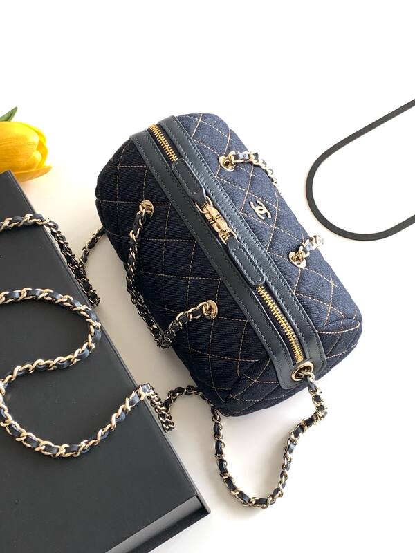Chanel Dark Blue Denim crossbody — 1:1 Replica