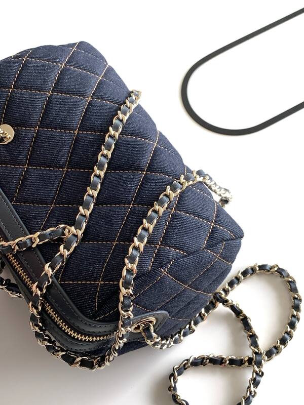 Chanel Dark Blue Denim crossbody — 1:1 Replica