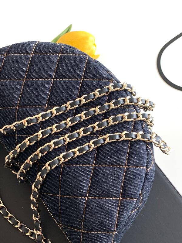 Chanel Dark Blue Denim crossbody — AAA Quality Replica