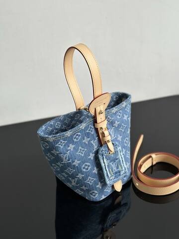 Louis Vuitton All In BB Blue Monogram Denim BB crossbody 1 1 Replica