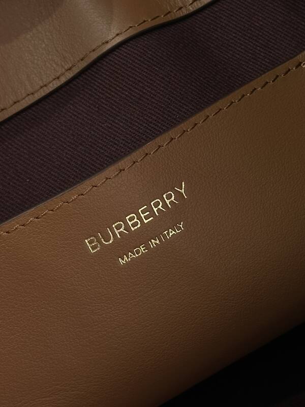 Burberry Vintage Check with Brown Leather Trim 26x26x16cm crossbody — AAA Quality Replica