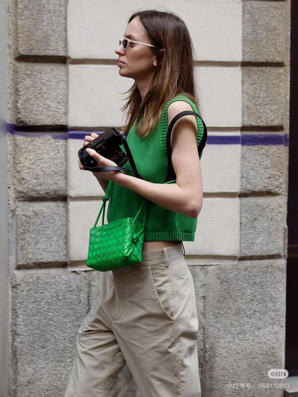 Bottega Veneta Green shoulder bag — Top Quality Replica
