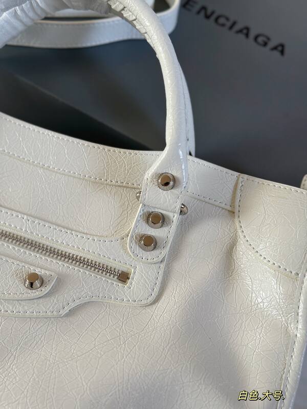 Balenciaga Le Cagole White shoulder bag — 1:1 Replica