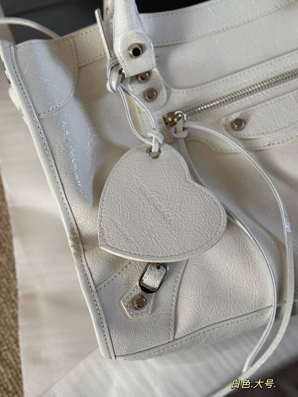 Balenciaga Le Cagole White shoulder bag — 1:1 Replica