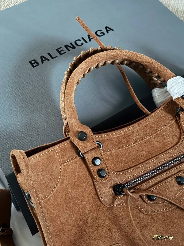 Balenciaga City Brown 38x28x15cm shoulder bag — Top Quality Replica