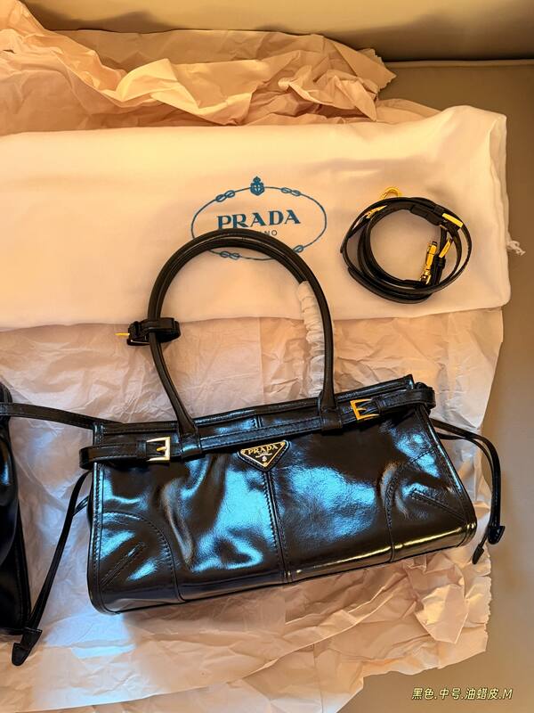 Prada Black 30x22x12cm shoulder bag — Top Quality Replica