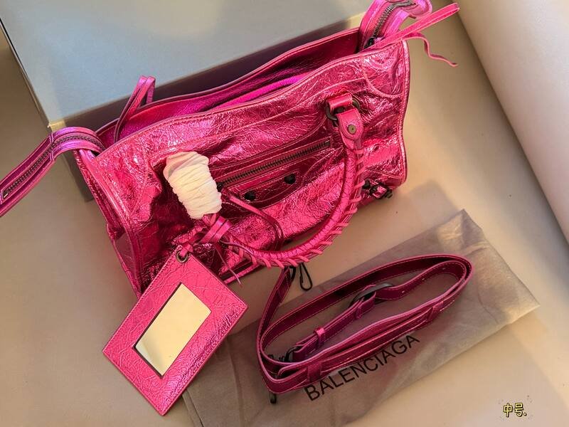 Balenciaga City Pink 38x28x15cm shoulder bag — Premium Replica