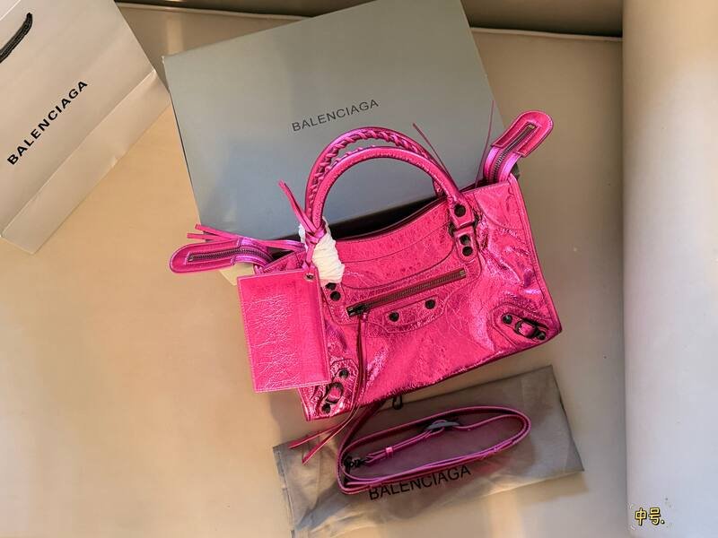 Balenciaga City Pink 38x28x15cm shoulder bag — Premium Replica