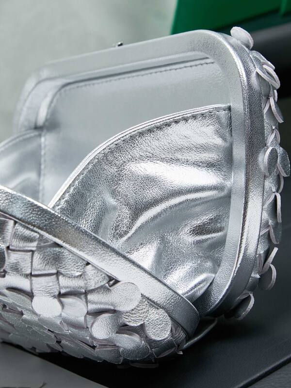 Bottega Veneta Silver shoulder bag — 1:1 Replica