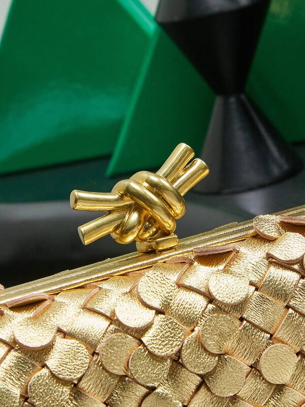 Bottega Veneta Gold shoulder bag — Premium Replica