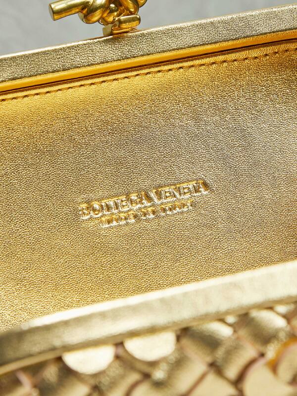 Bottega Veneta Gold shoulder bag — Premium Replica
