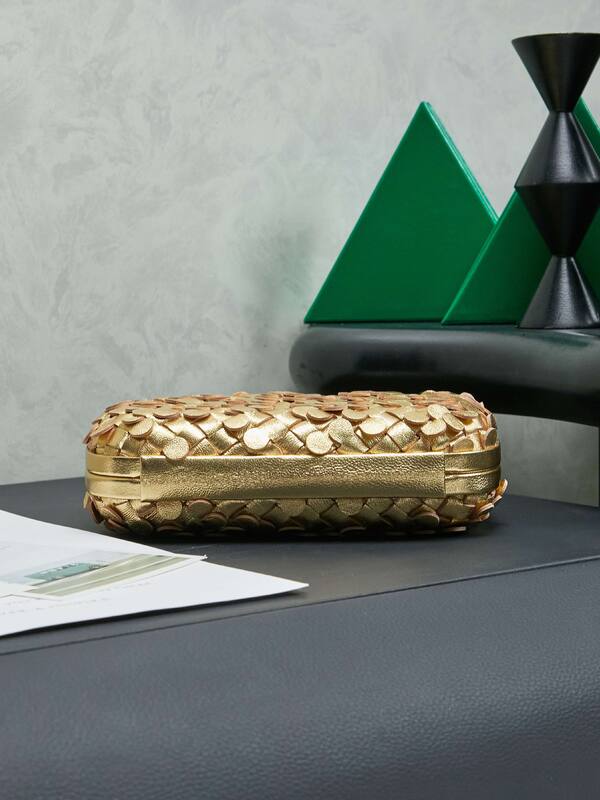 Bottega Veneta Gold shoulder bag — 1:1 Replica