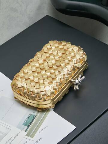 Bottega Veneta Gold shoulder bag 1 1 Replica