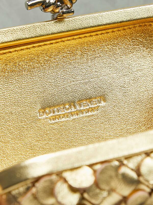 Bottega Veneta Gold shoulder bag — 1:1 Replica