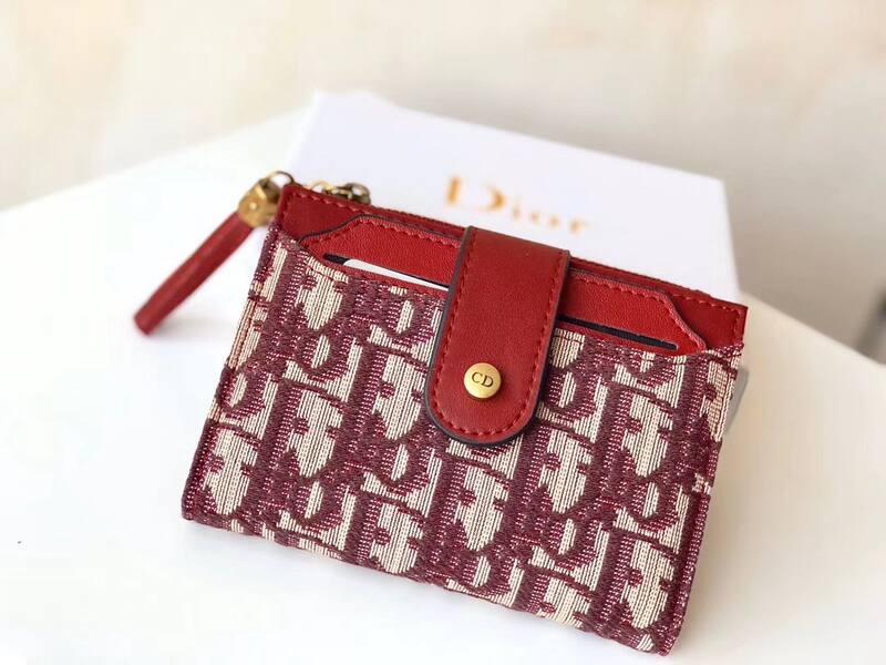 Dior Burgundy Beige Oblique jacquard crossbody — AAA Quality Replica