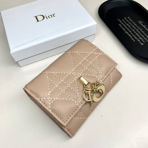 Dior Lady Beige wallet AAA Quality Replica