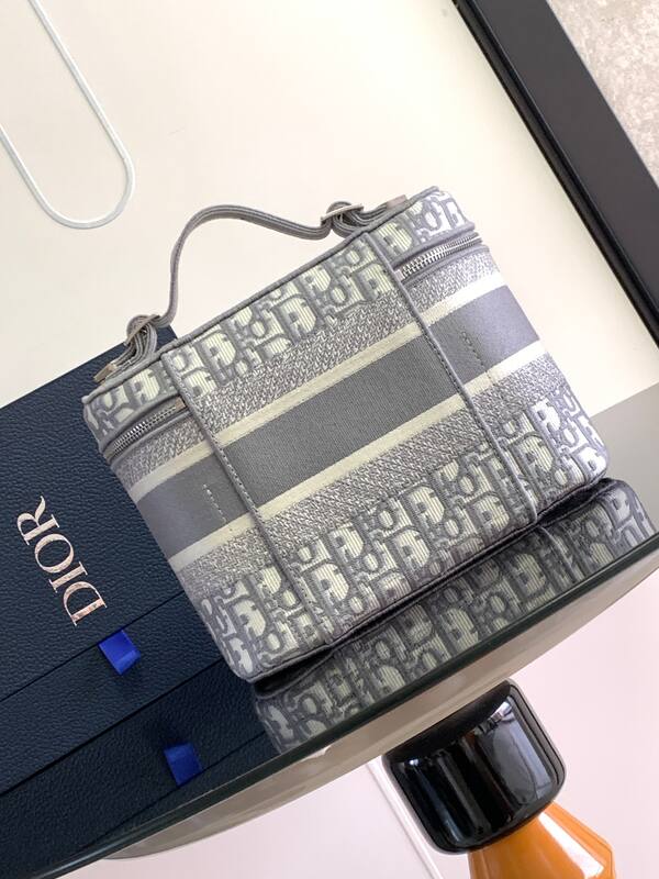 Dior Travel Backpack Gray Oblique — Top Quality Replica