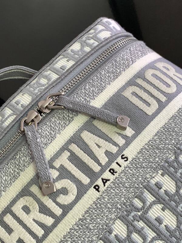 Dior Travel Backpack Gray Oblique — Top Quality Replica