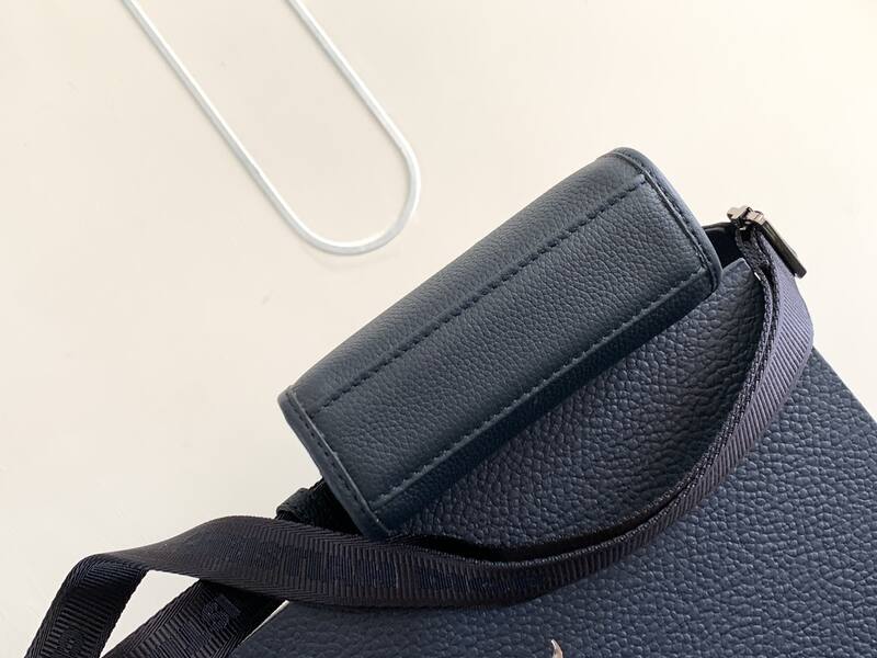 Dior Safari North-South Black leather crossbody — AAA Quality Replica