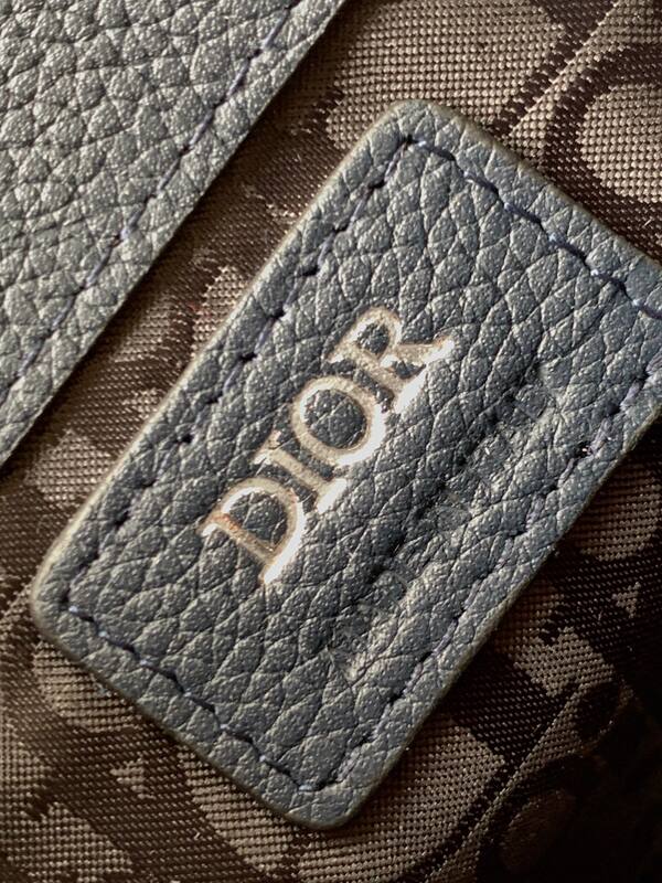 Dior Safari North-South Black leather crossbody — AAA Quality Replica