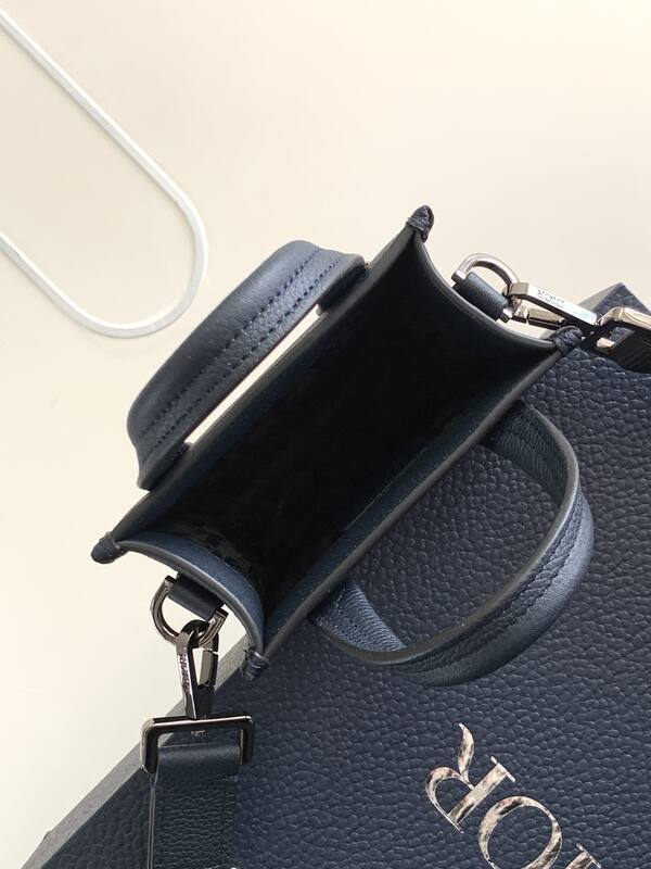 Dior Safari North-South Black leather crossbody — AAA Quality Replica