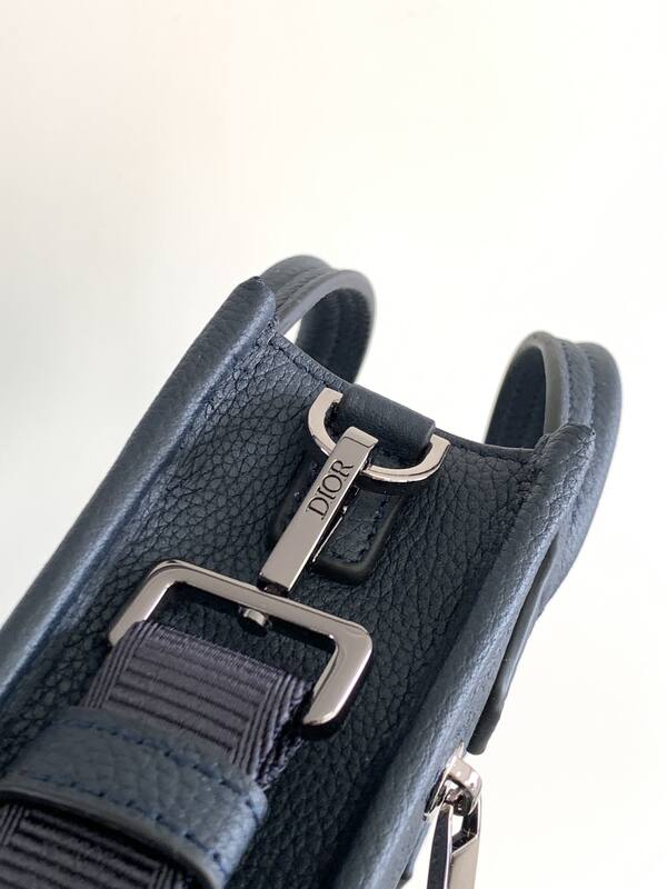 Dior Safari North-South Black leather crossbody — AAA Quality Replica