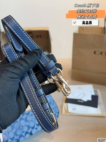 Coach Blue shoulder bag AAA Quality Replica