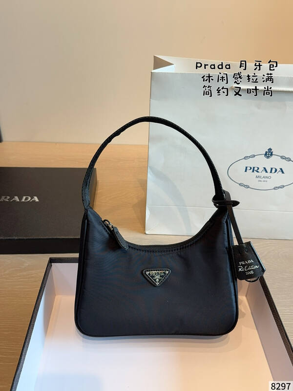 Prada Re-Edition Black shoulder bag — Premium Replica