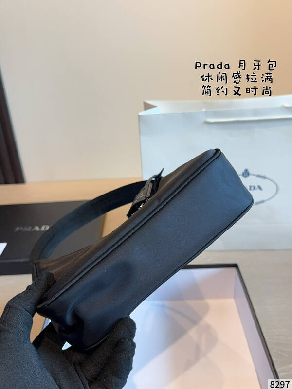 Prada Re-Edition Black shoulder bag — Premium Replica