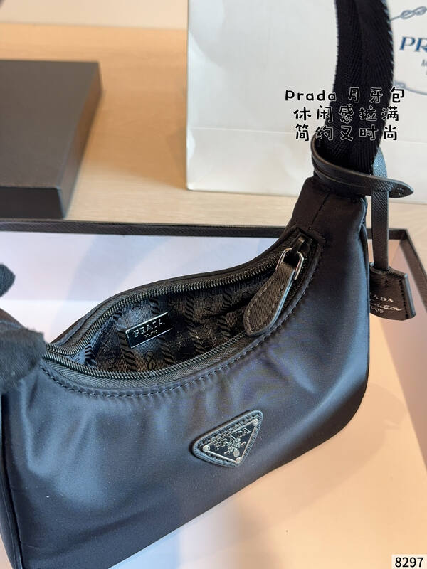 Prada Re-Edition Black shoulder bag — Premium Replica