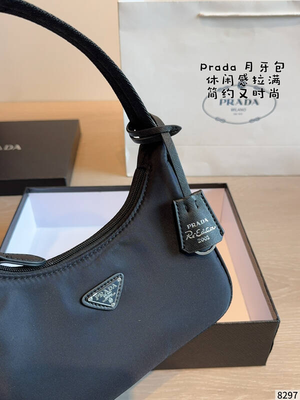 Prada Re-Edition Black shoulder bag — Premium Replica