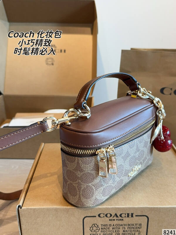 Coach Brown 25x18x10cm shoulder bag — Top Quality Replica