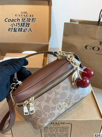 Coach Brown 25x18x10cm shoulder bag Top Quality Replica
