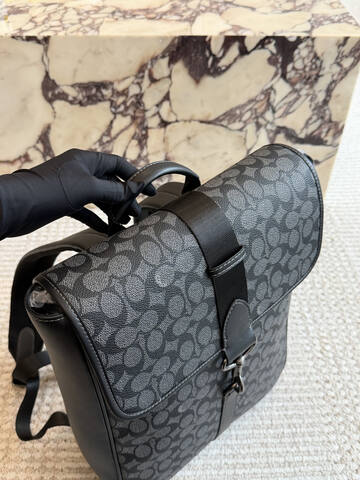 Coach Black shoulder bag Premium Replica