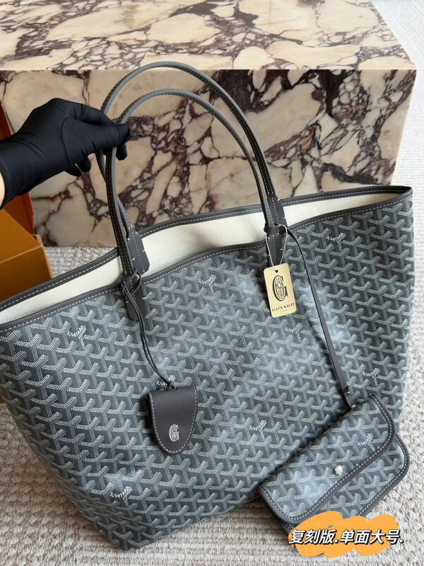Goyard Grey 40x30x16cm shoulder bag — AAA Quality Replica