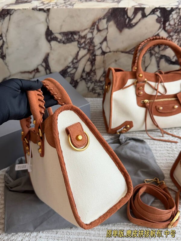 Balenciaga City Brown 38x28x15cm shoulder bag — Premium Replica