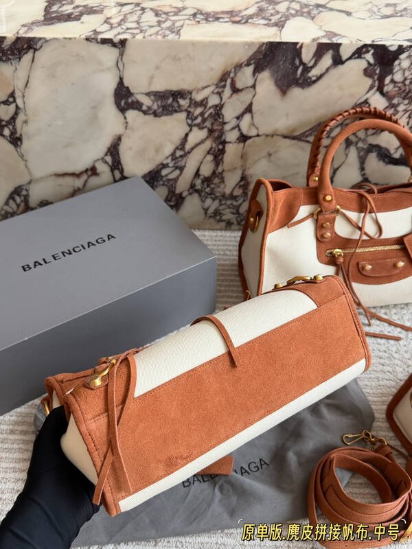 Balenciaga City Brown 38x28x15cm shoulder bag — Premium Replica