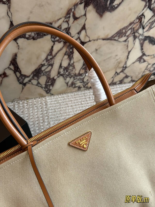 Prada Brown 40x30x16cm shoulder bag — AAA Quality Replica