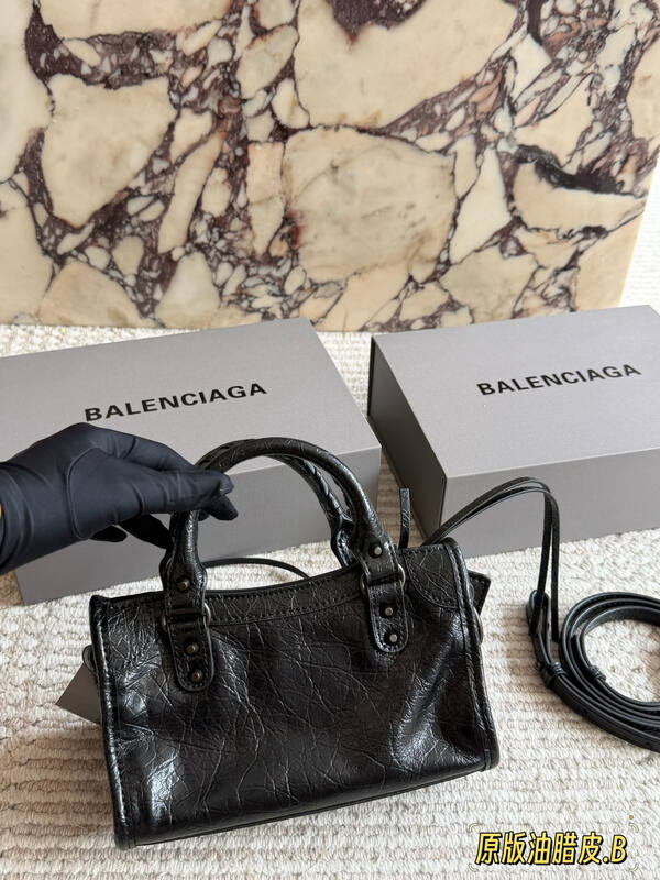 Balenciaga City Black 38x28x15cm shoulder bag — Premium Replica