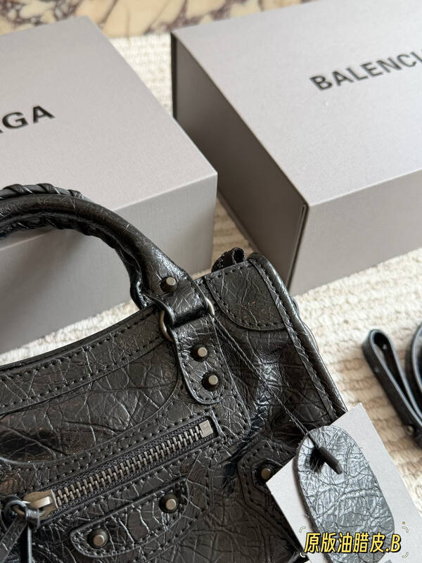 Balenciaga City Black 38x28x15cm shoulder bag — Premium Replica