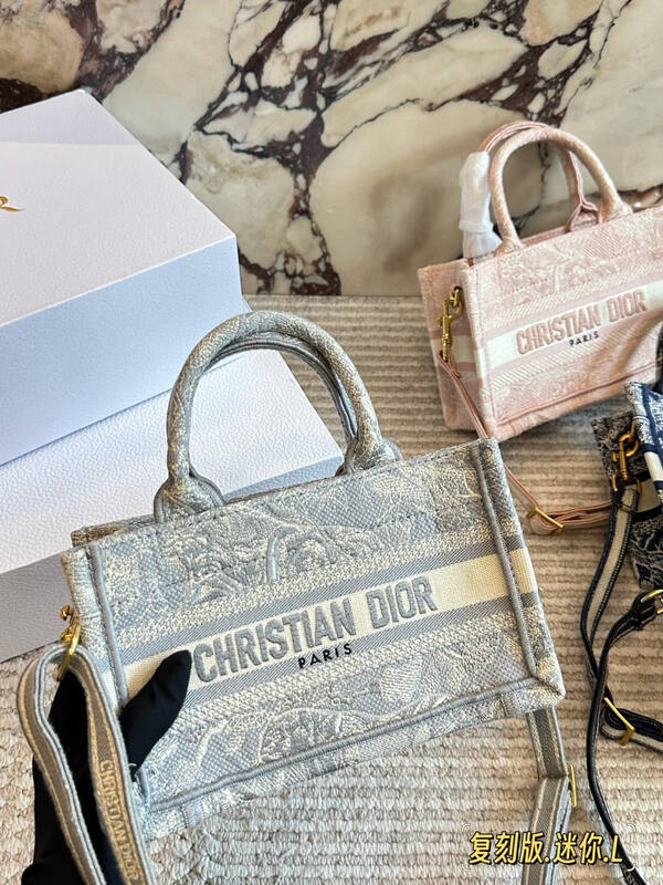 Dior Book Tote Pink mini — AAA Quality Replica
