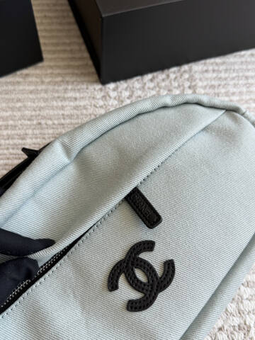 Chanel Light blue canvas everyday AAA Quality Replica