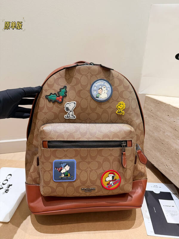 Coach Brown 30x22x12cm shoulder bag — Premium Replica