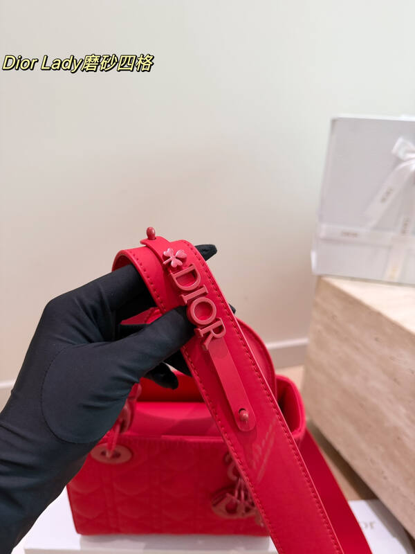 Dior Lady Red mini crossbody — 1:1 Replica